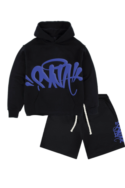 syna world hoodie and shorts