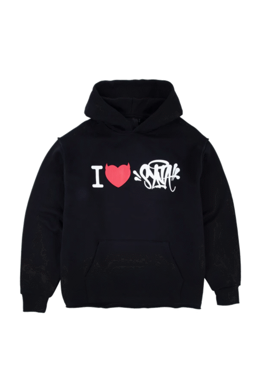 i hert syna hoodie black