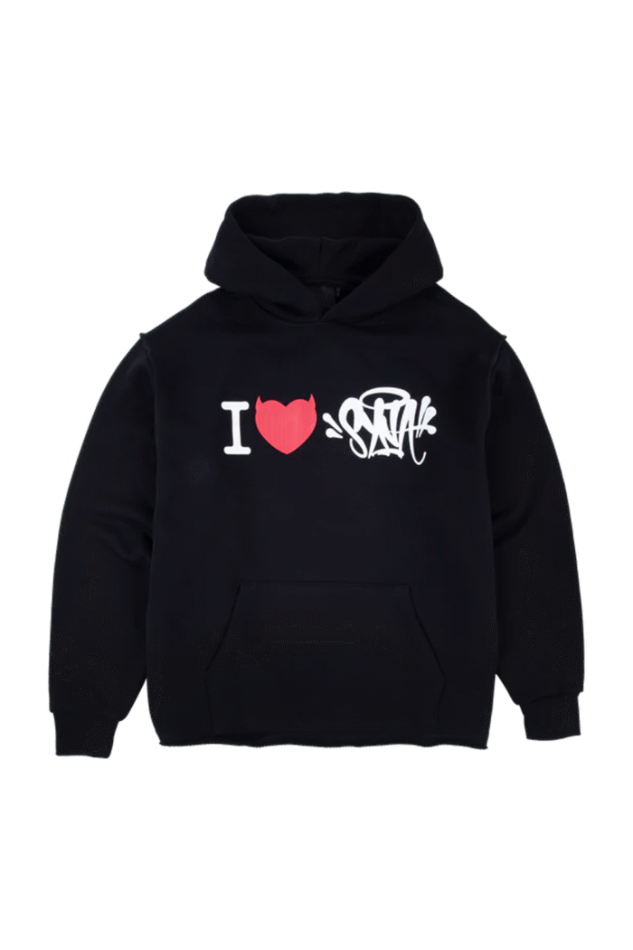 i hert syna hoodie black
