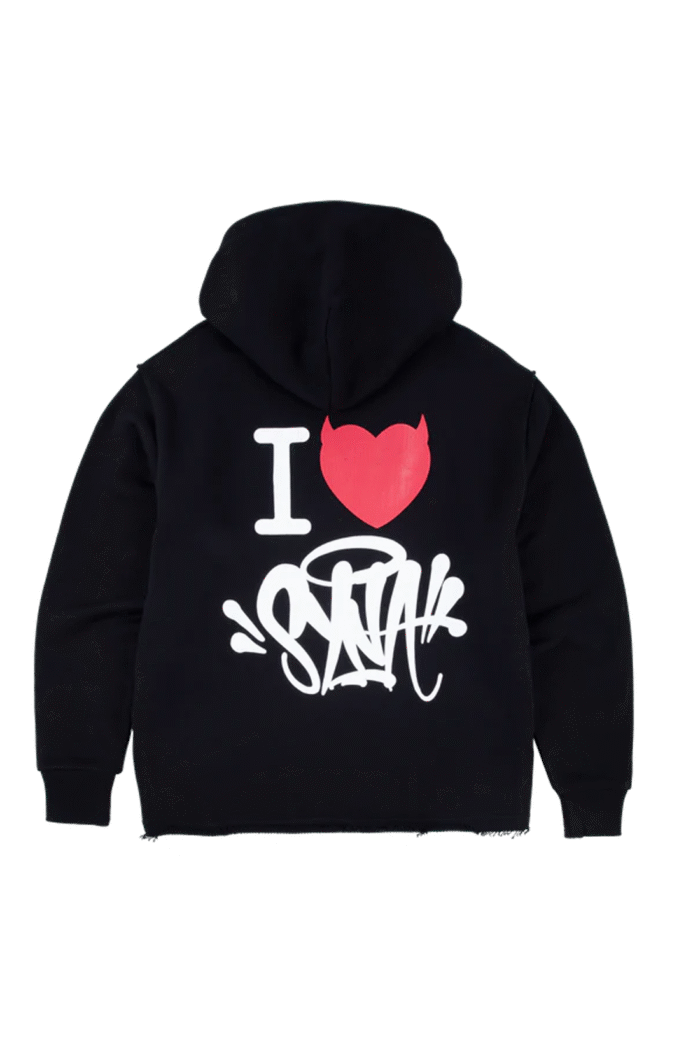 i hert syna hoodie black