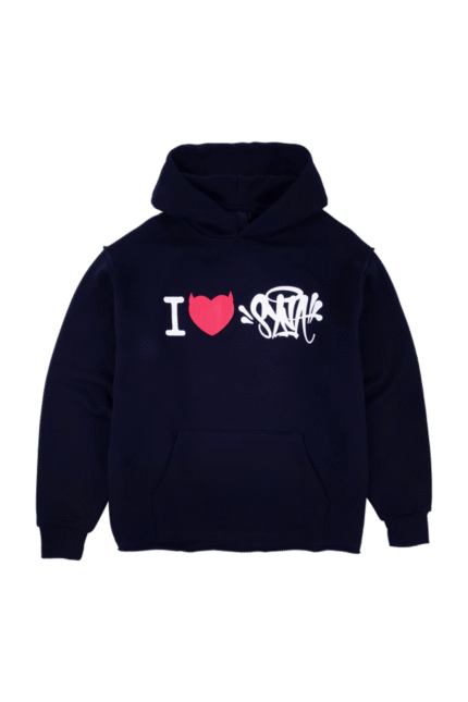 i hert syna hoodie navy