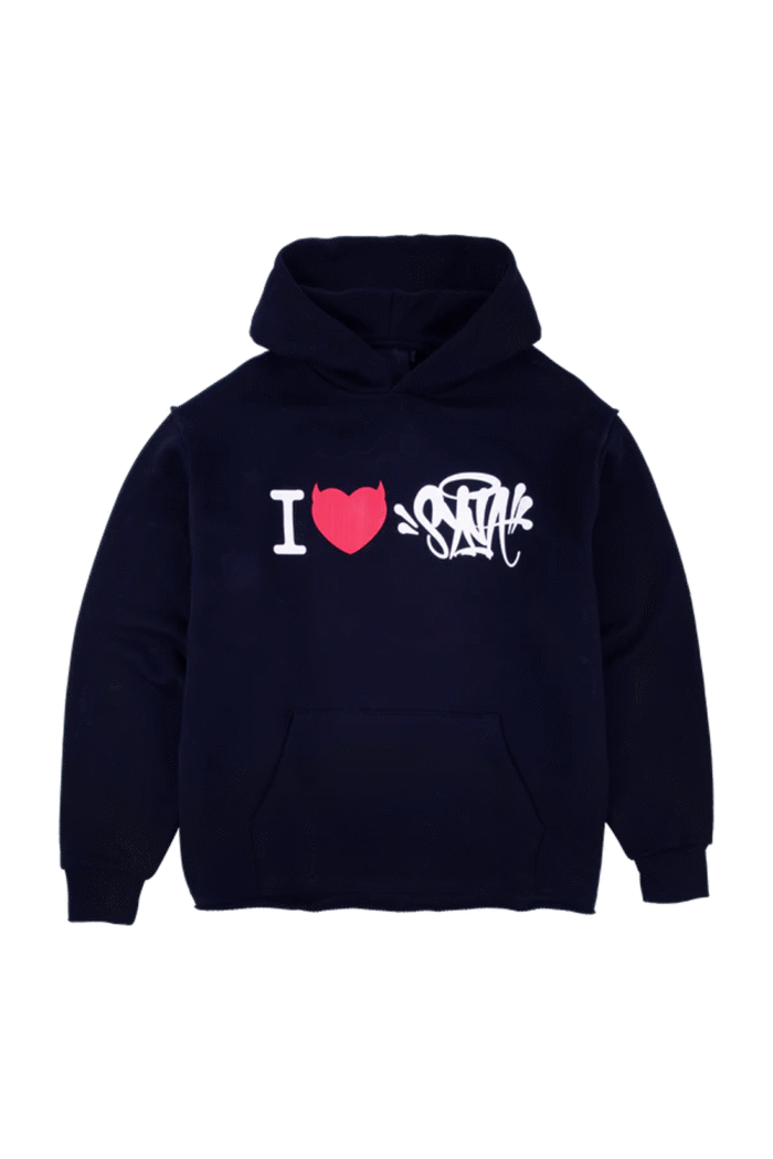 i hert syna hoodie navy