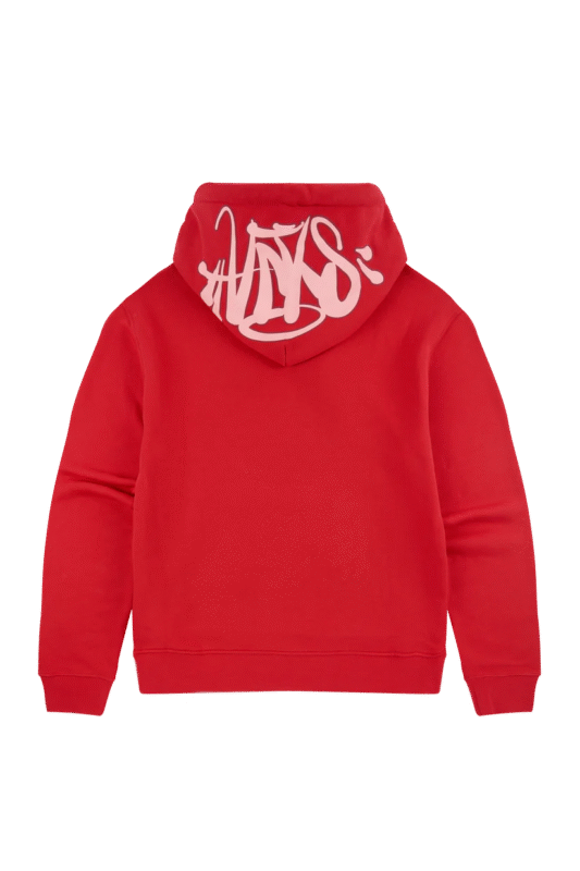 Syna og hoodie red